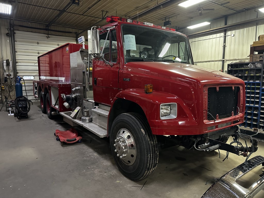 Fire truck refurbishing photo