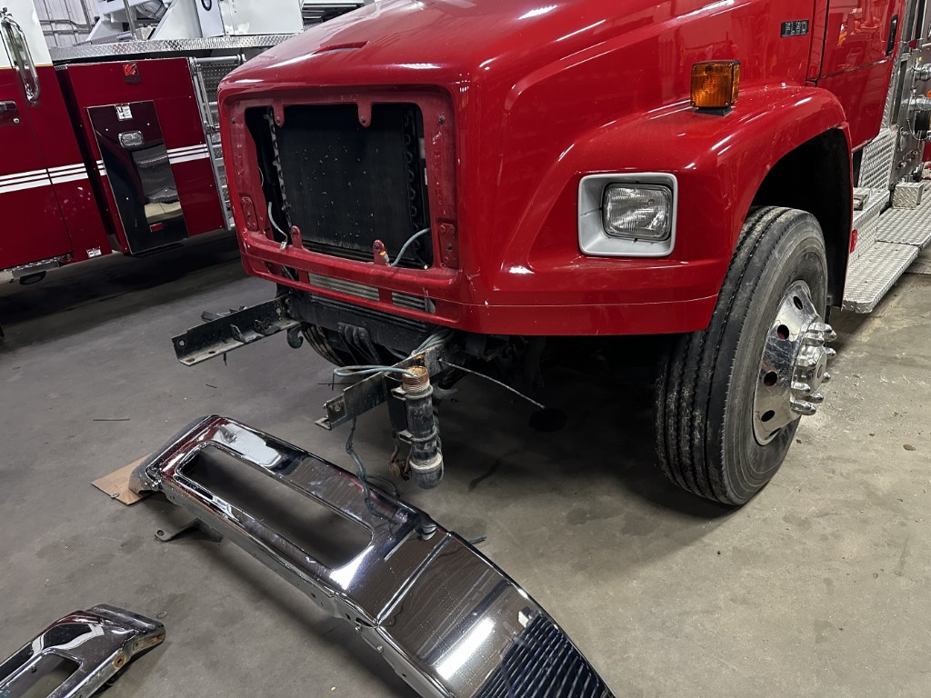 Fire truck refurbishing photo