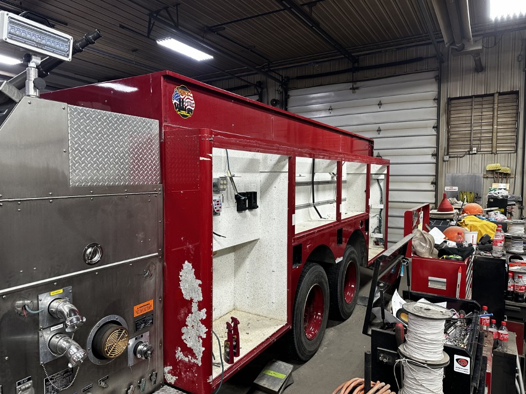Fire truck refurbishing photo