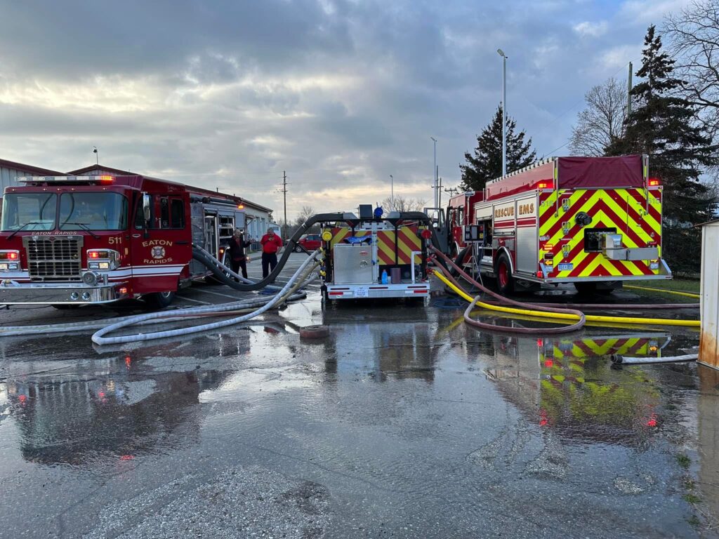 Fire truck pump testing