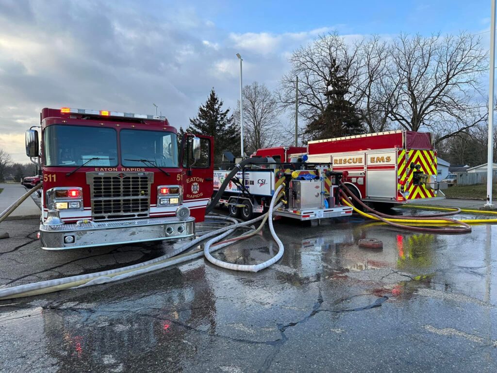 Fire truck pump testing