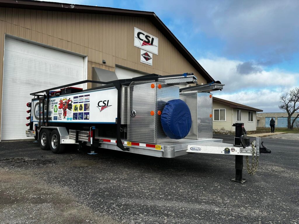 Fire truck pump testing